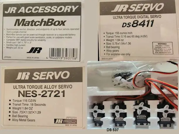 JR Servos and MatchBox